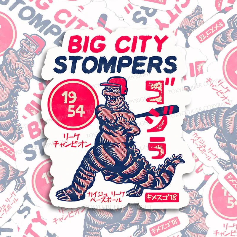 Tokyo-Tiger Big City Stompers Sticker