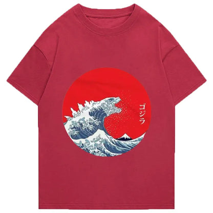 Tokyo-Tiger Great Wave Off Kanagawa Monster Classic T-Shirt