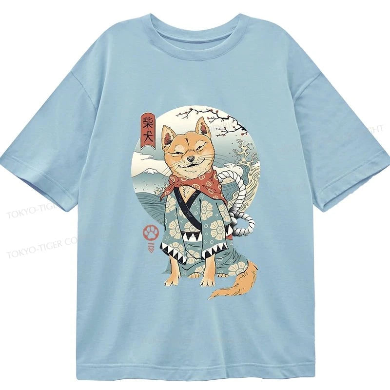 Tokyo-Tiger Samurai Shiba Dog Japanese Classic T-Shirt