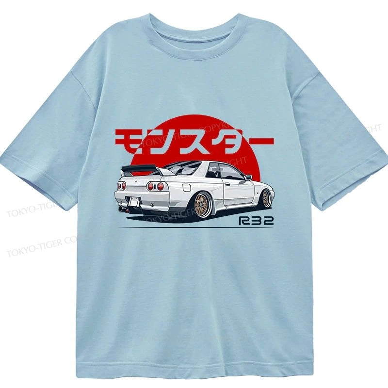 Tokyo-Tiger Monster. Skyline R32 GTR Classic T-Shirt