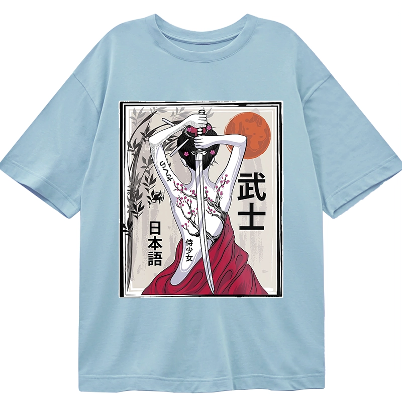 Tokyo-Tiger Japanese Samurai Culture Scenery Vintage Sakura Classic T-Shirt
