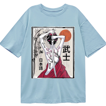 Tokyo-Tiger Japanese Samurai Culture Scenery Vintage Sakura Classic T-Shirt