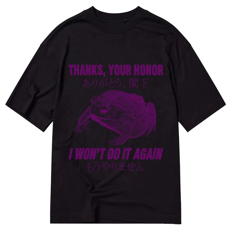 Tokyo-Tiger I Won't Do It Again Frog Classic T-Shirt