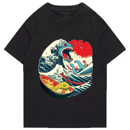 Tokyo-Tiger Monster japan sushi wave Classic T-Shirt