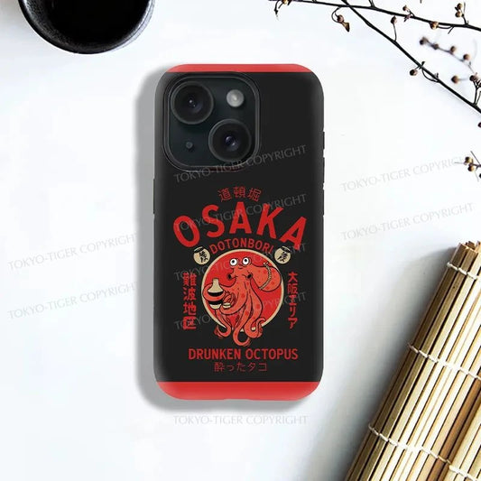 Tokyo-Tiger Drunken Octopus Japan Phone Case