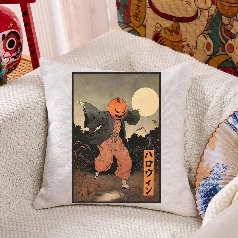 Tokyo-Tiger Japanese Pumpkin Monster Cushion Pillow