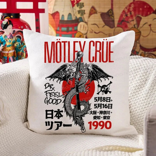 Tokyo-Tiger Motley Crue Japan Cushion Pillow