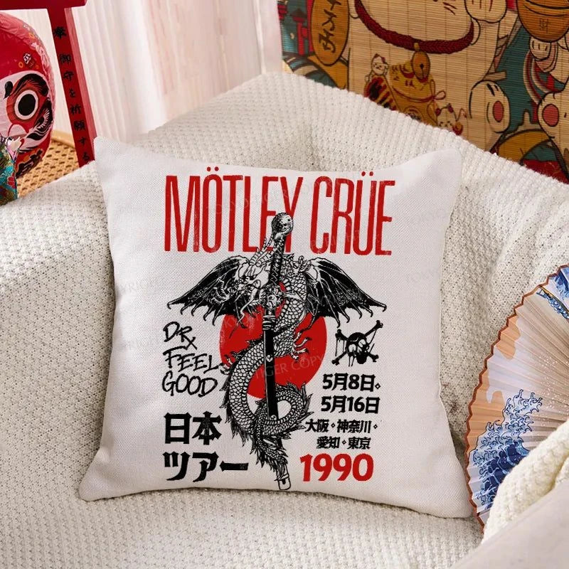 Tokyo-Tiger Motley Crue Japan Cushion Pillow