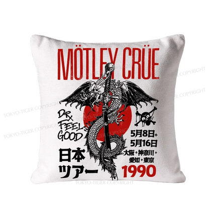 Tokyo-Tiger Motley Crue Japan Cushion Pillow