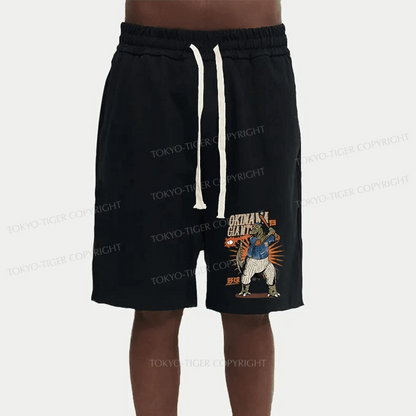 Tokyo-Tiger OKINAWA GIANTS Dinosaur Unisex Shorts