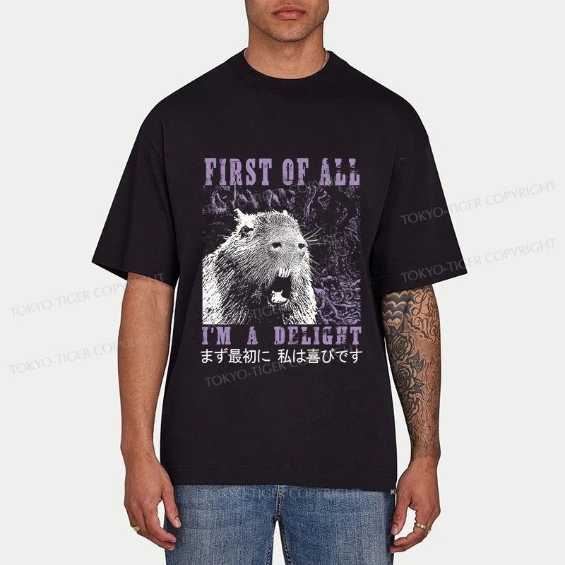 Tokyo-Tiger First Of All I'm A Delight Classic T-Shirt