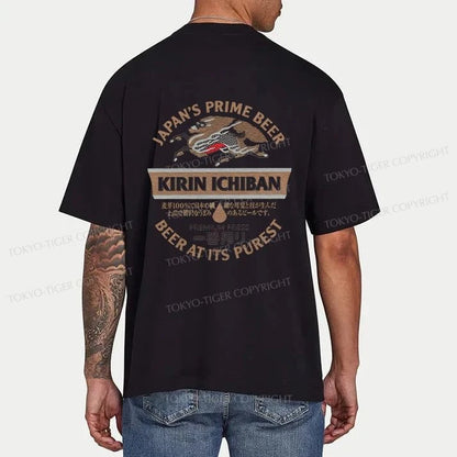 Tokyo-Tiger Kirin Ichiban Beer Japan Front Back Classic T-Shirt