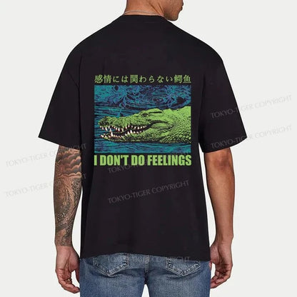 Tokyo-Tiger An Emotionless Crocodile Front Back Classic T-Shirt