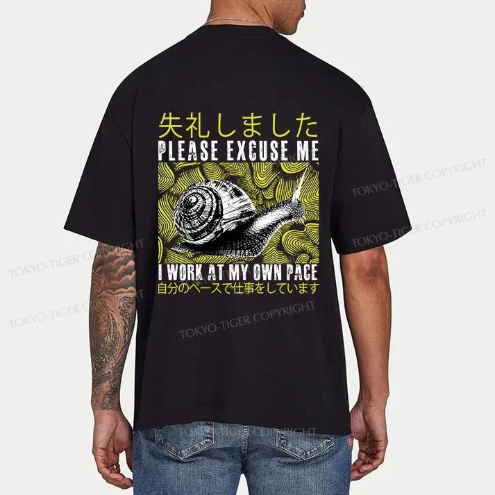 Tokyo-Tiger Snails That Work According To Their Own Rules Front Back Classic T-Shirt