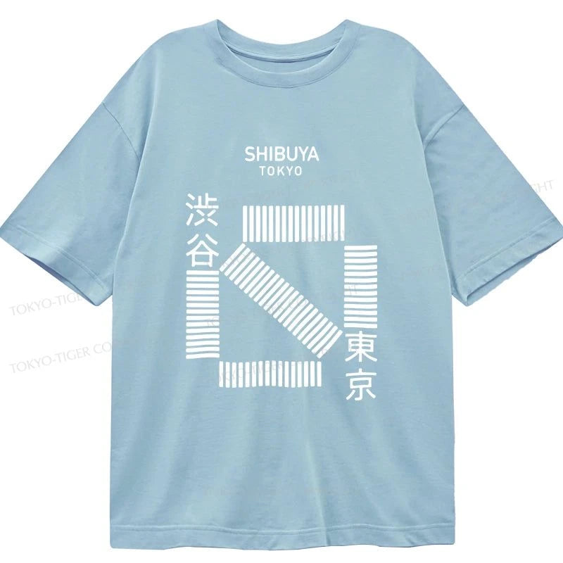 Tokyo-Tiger Japanese Shibuya Crossing Classic T-Shirt