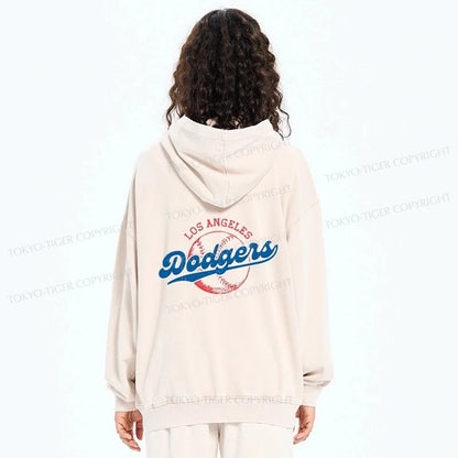 Tokyo-Tiger Ohtani 17-Retro-Dodgers Washed Zip Hoodie