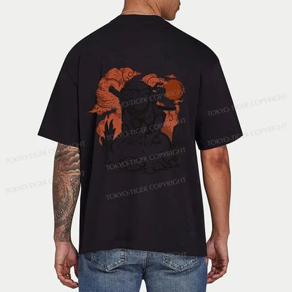 Tokyo-Tiger Ninja Frog Japanese Front Back Classic T-Shirt