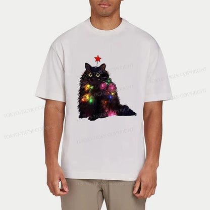 Tokyo-Tiger Christmas Lights Cat Classic T-Shirt