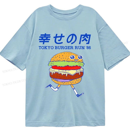 Tokyo-Tiger Tokyo Burger Run Japanese Classic T-Shirt