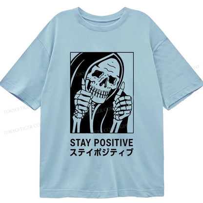 Tokyo-Tiger Stay Positive Skeleton Classic T-Shirt