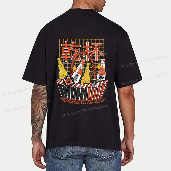 Tokyo-Tiger Have A Beer Together Front Back Classic T-Shirt