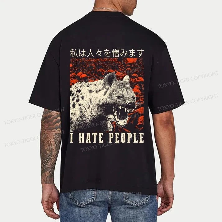 Tokyo-Tiger A Hyena That Hates Humans Front Back Classic T-Shirt