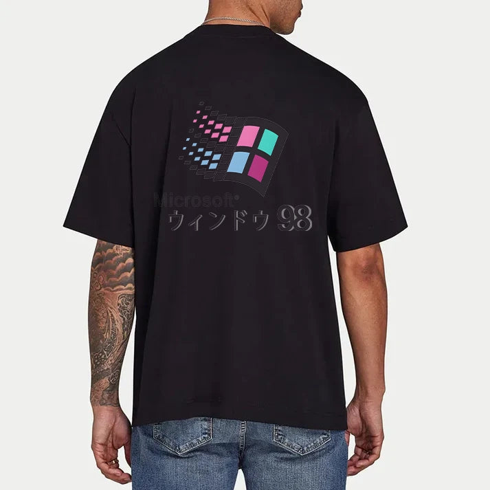 Tokyo-Tiger Microsoft Windows 98 Front Back Classic T-Shirt