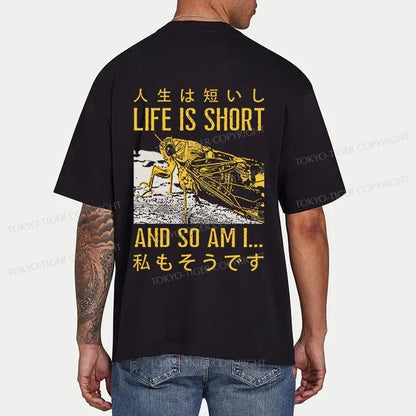 Tokyo-Tiger A Grasshopper With A Short Life Front Back Classic T-Shirt