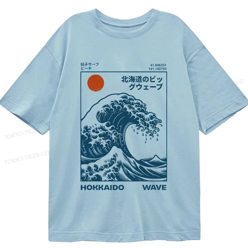 Tokyo-Tiger Hokkaido Wave Japan Classic T-Shirt