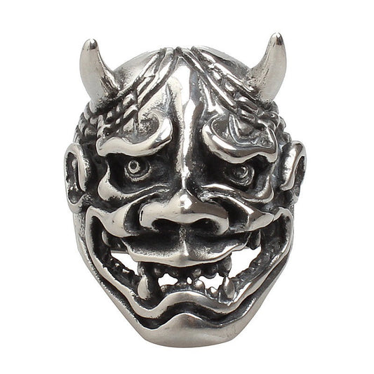 Tokyo-Tiger Hannya Oni Demon Samurai Mask Ring