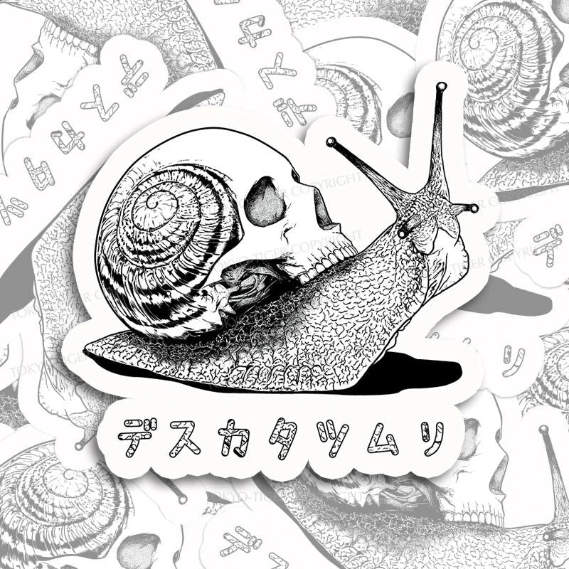 Tokyo-Tiger Death Snail Manga Sticker