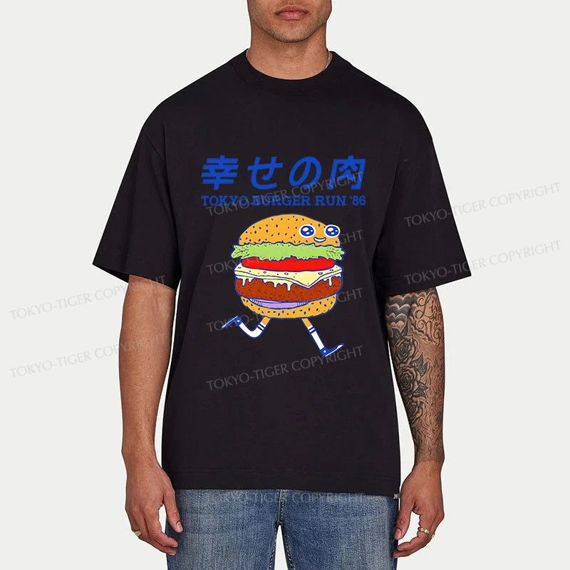 Tokyo-Tiger Tokyo Burger Run Japanese Classic T-Shirt