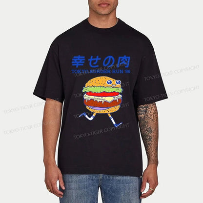 Tokyo-Tiger Tokyo Burger Run Japanese Classic T-Shirt