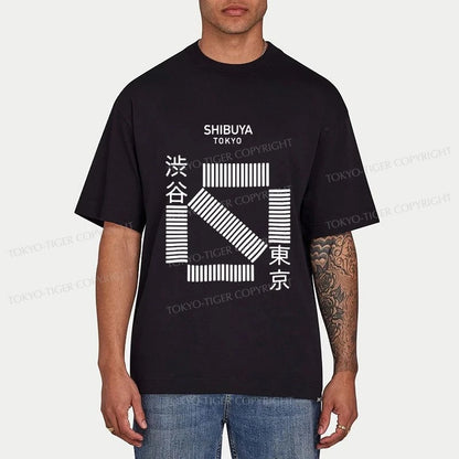 Tokyo-Tiger Japanese Shibuya Crossing Classic T-Shirt