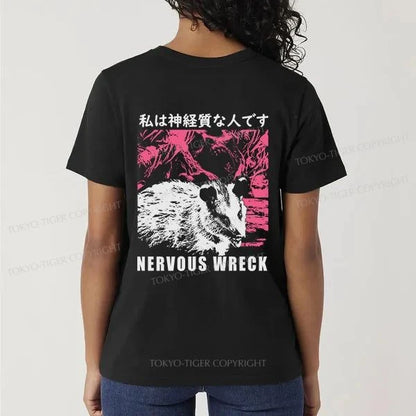 Tokyo-Tiger Nervous Wreck Front Back Classic T-Shirt