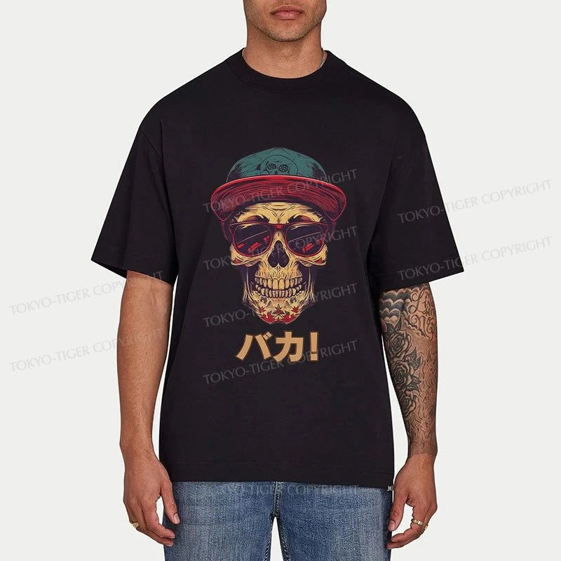 Tokyo-Tiger Fashion Skull Japanese Classic T-Shirt