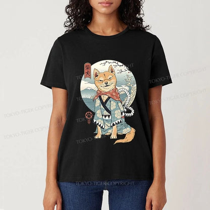 Tokyo-Tiger Samurai Shiba Dog Japanese Classic T-Shirt