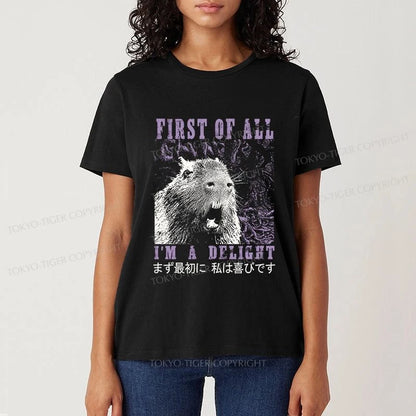 Tokyo-Tiger First Of All I'm A Delight Classic T-Shirt