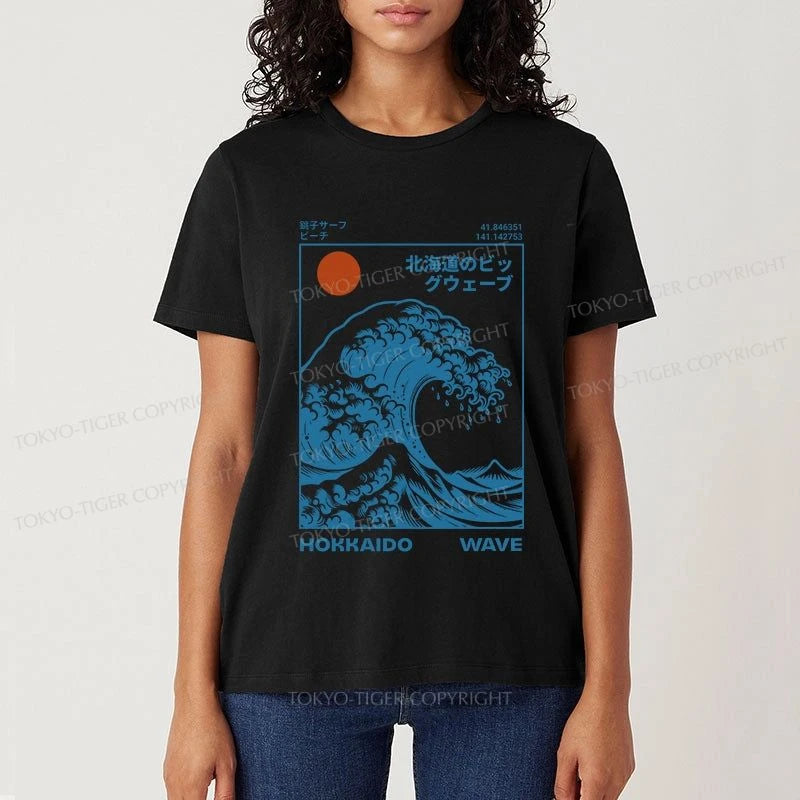 Tokyo-Tiger Hokkaido Wave Japan Classic T-Shirt