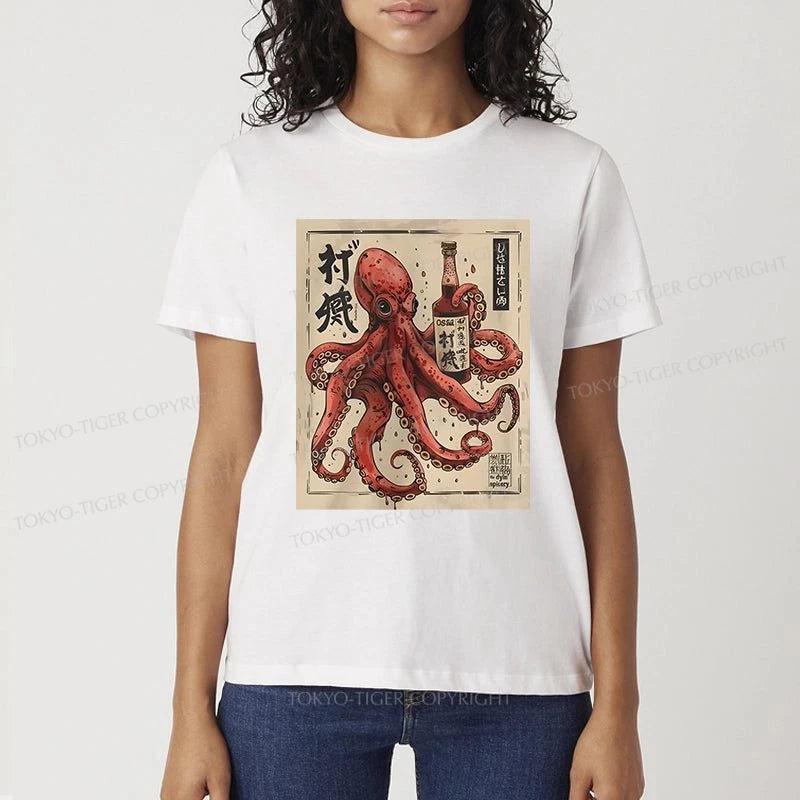 Tokyo-Tiger Osaka Saké Octopus Classic T-Shirt