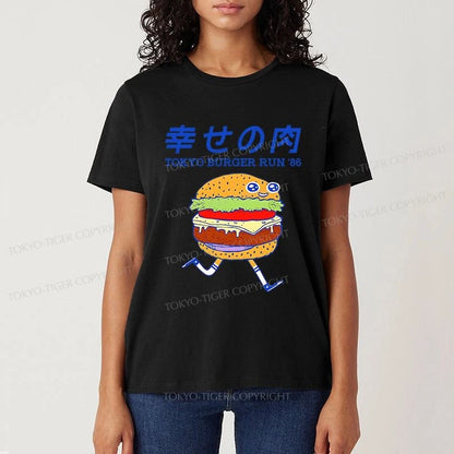 Tokyo-Tiger Tokyo Burger Run Japanese Classic T-Shirt