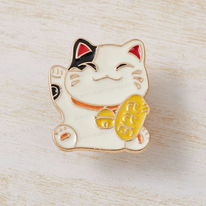 Tokyo-Tiger Japanese Lucky Cat Pin