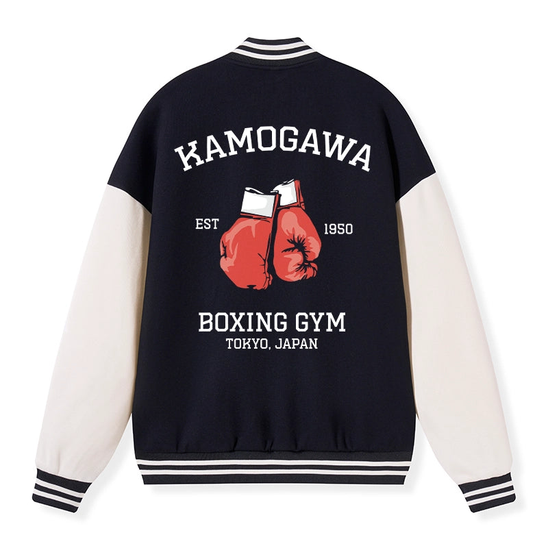 Tokyo-Tiger Retro Boxing Gloves Manga Anime Embroidery Varsity Jacket