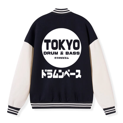 Tokyo-Tiger Tokyo DnB Japanese Embroidery Varsity Jacket