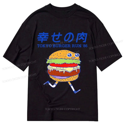 Tokyo-Tiger Tokyo Burger Run Japanese Classic T-Shirt