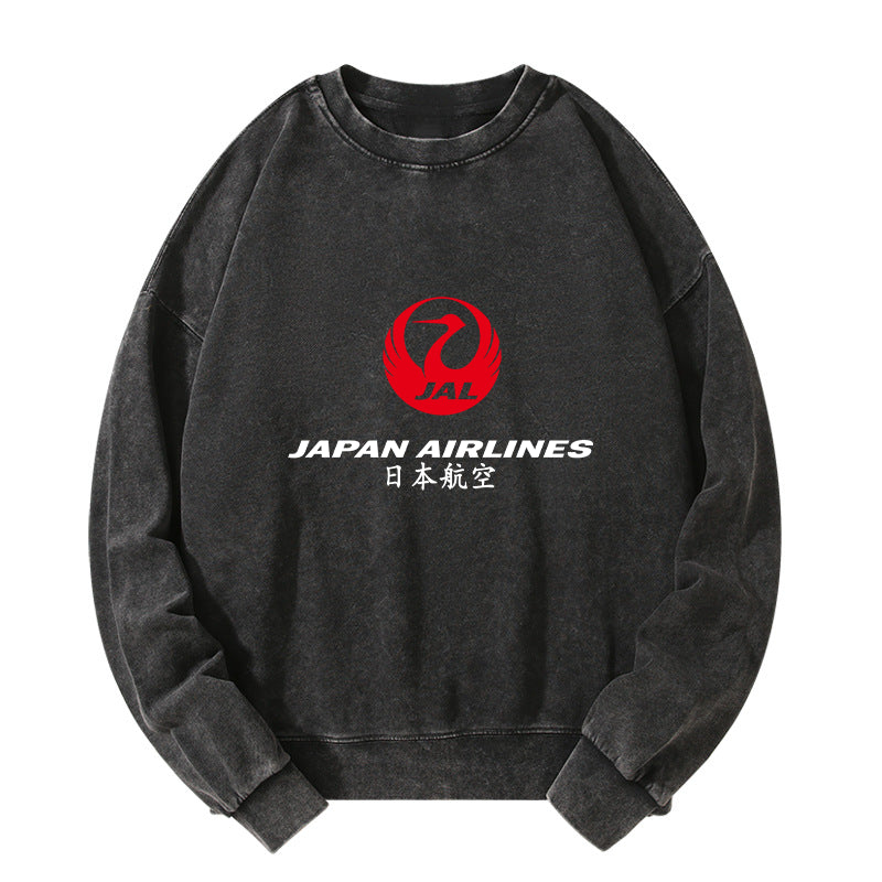 Tokyo-Tiger Japan Airlines Washed Sweatshirt