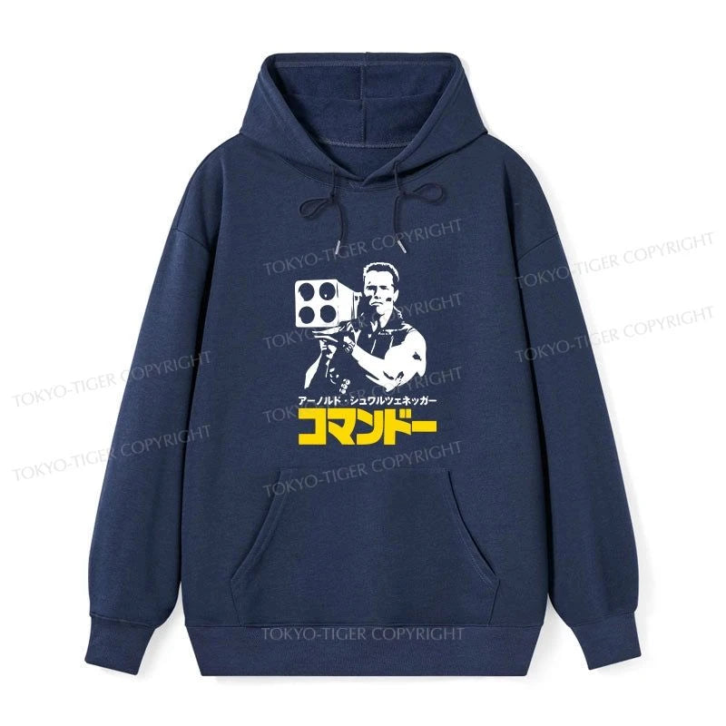 Tokyo-Tiger Commando In Japanese Classic Hoodie