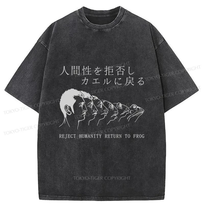 Tokyo-Tiger Return To Frog Washed T-Shirt