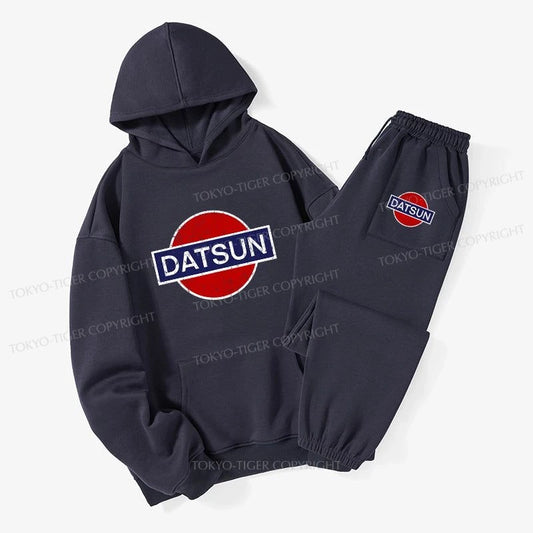 Tokyo-Tiger Datsun Vintage Car Fleece Lined Hoodie Set