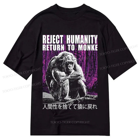 Tokyo-Tiger Reject Humanity Return To Monkey Classic T-Shirt